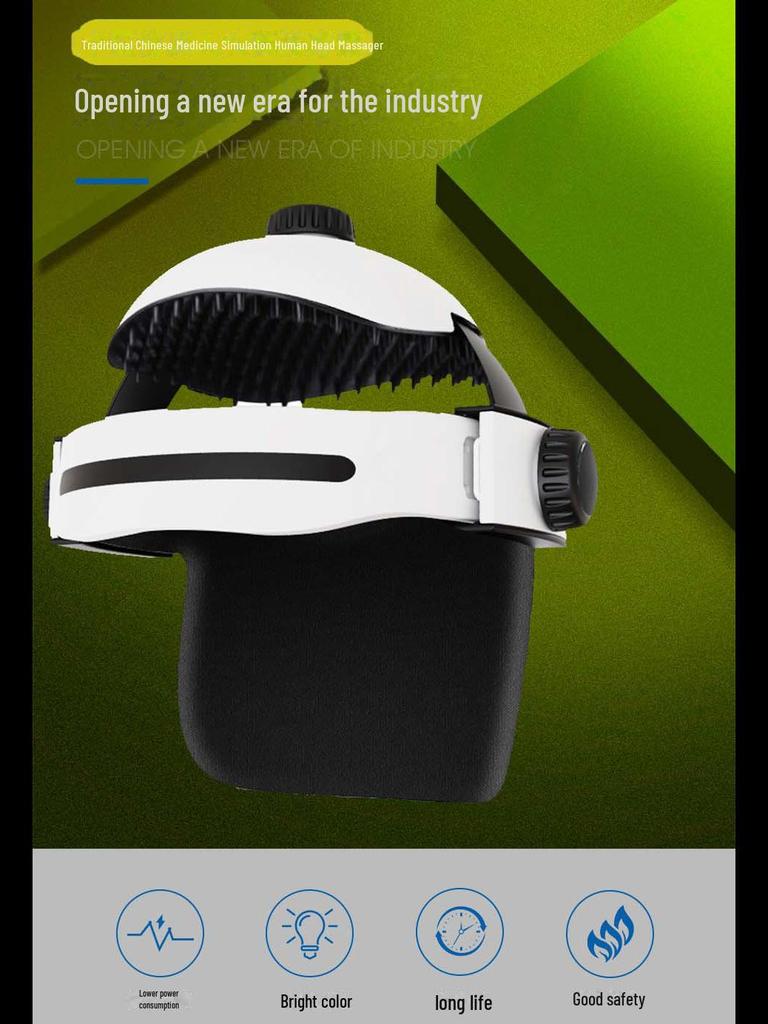 Multifunctional Head and Neck Massager with Vibration and Heat Therapy