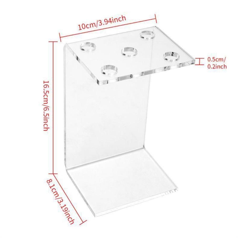 Acrylic Scissors Display Holder Transparent 5/615 Grids Acrylic Racks Storage Clear Display Durable Construction