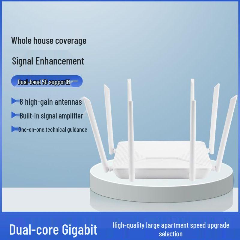 High-Power Dual-Frequency 5G Gaming WiFi Router with Gigabit Port