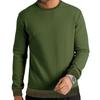 Autumn and Winter Men's Long-sleeved T-shirt Solid Colour Round Neck Knit Shirt Slim Small Square Men's Internal Bottoming Shirt
