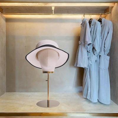 Hat Display Stand Mannequin Head Model Height 44-57.5cm Caps Storage Rack for Personal Use