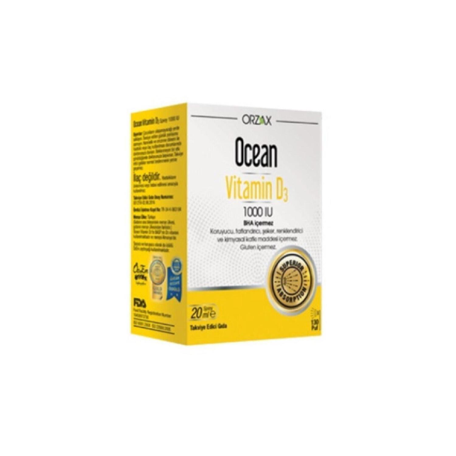 

Vitamin D3 - Ocean Vitamin D3 1000 Iu Spray 20 Ml