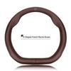 Genuine Leather Steering Wheel Cover for Dongfeng Fengxing S500 - Ultra-thin, Sweat-absorbent, Non-slip, Four Seasons Universal Fit
