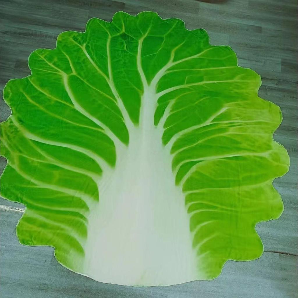 Double-Sided Flannel Creative Appearance Home Sofa Cabbage Blanket