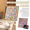 Holz DIY Foto Rahmen & Puzzle Set Male deine eigenen katzenförmigen Blöcke zum kreativen Kritzeln Einzigartiges handbemaltes Geschenk für Kinder