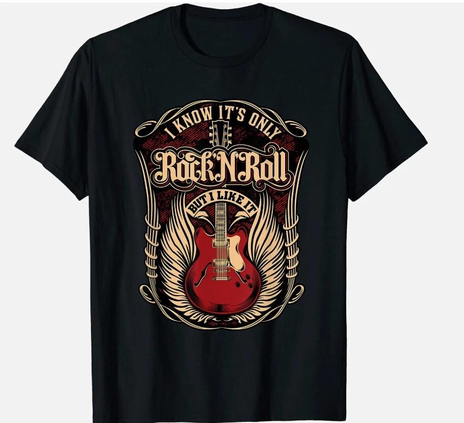 I Know It s Only Rock And Roll Music Awesome Design Unisex T-Shirt, hot S
