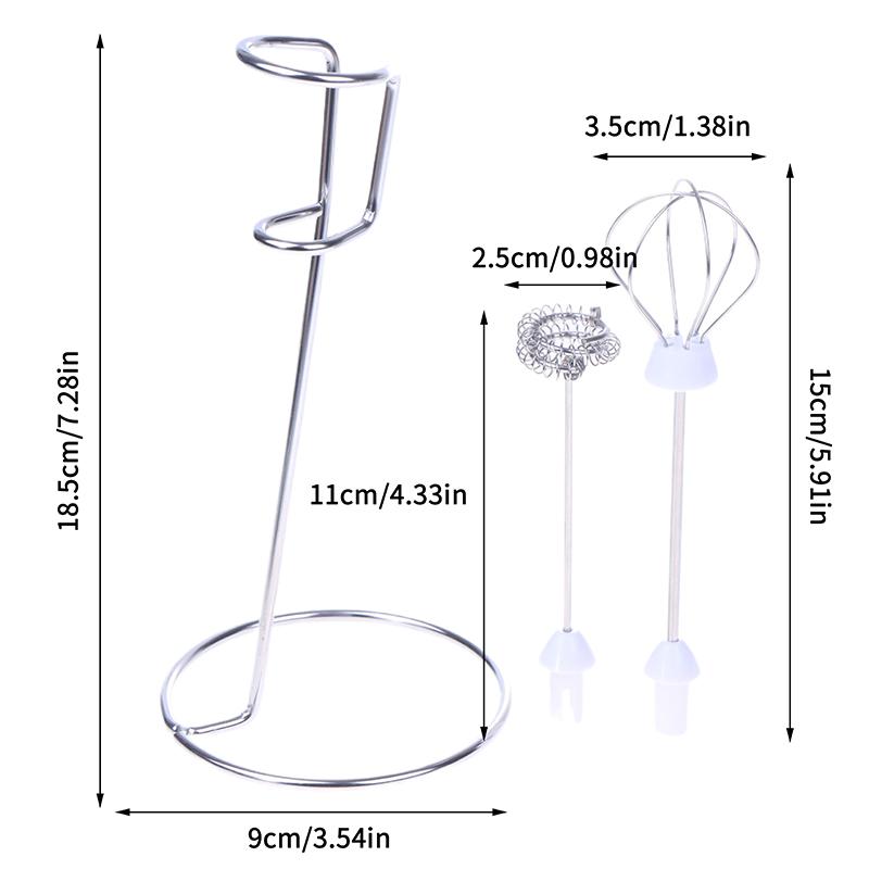 Coffee Blender Eggbeater Holder Kitchen Milk Frother Bracket Milk Frother Stand Milk Frother Head + Egg Beater Head