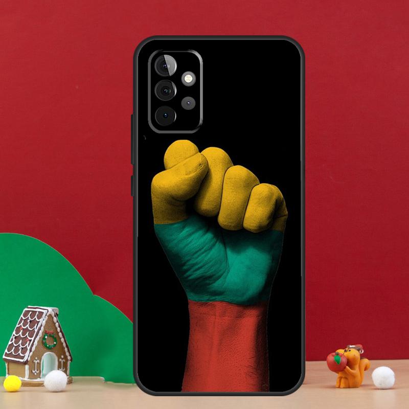 Fashion Lithuania Flag Case For Samsung Galaxy A55 A52 A32 A12 A33 A06 A16 A26 A36 A56 A15 A53 A13 A34 A54 A14 A17