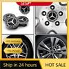Pro Mercedes Benz 4ks 75mm pro Mercedes benz AMG třídy C E S GLE CLC W204 W203 W205 W124 W221 Pokličky středů kol automobilu B