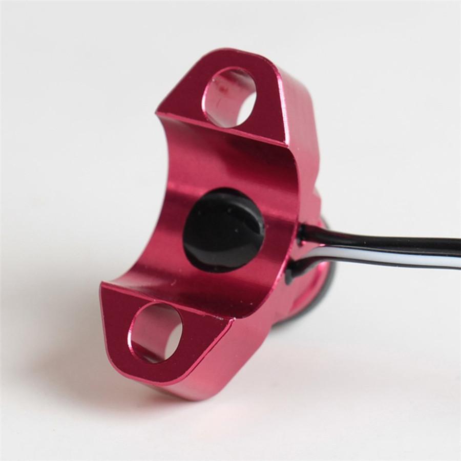 Red CNC Billet Motorcycle Engine Stop Start Kill Switch Button For Dirt Pit Bike
