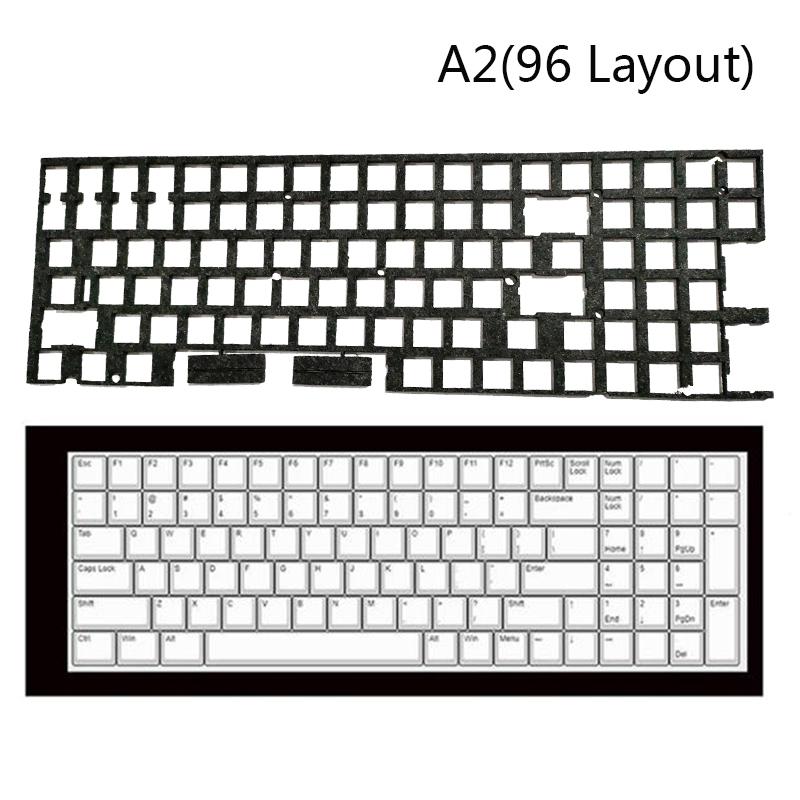 Foglio smorzatore di rumore per interruttore, cuscinetto morbido, spugna di schiuma per tastiera meccanica