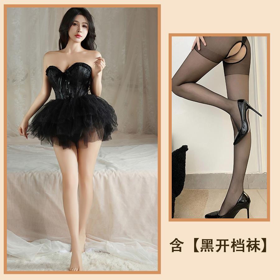Sexy Sexy Pure Vest Corset Slim Strap Waist Trouser Dress Tube Top Passion Nightdress Women