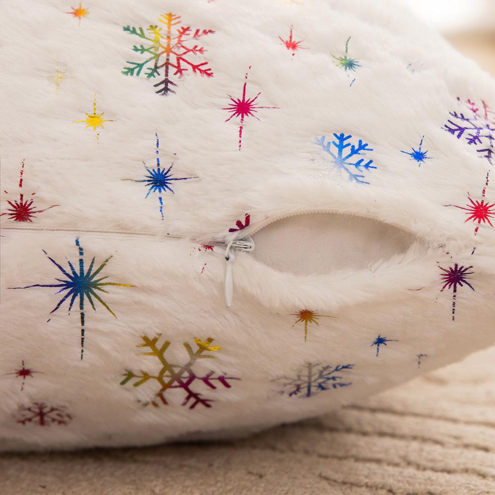 Bedding Gold Snowflake Pillow Case B&B Bay Window Cushion Living Room Sofa Pillow Cute Bedroom Office Pillow