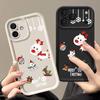 Cartoon Christmas Elk Pattern Case For iPhone 17 Air 16e 16 15 14 Pro Max 13 17 Pro Max 17 Pro 17 Shockproof Soft TPU Silicone Phone Cover Funda