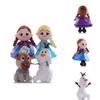 Boneca de Pelúcia Elsa&Anna Princesas Disney Frozen 2 Presente de Aniversário Para Crianças