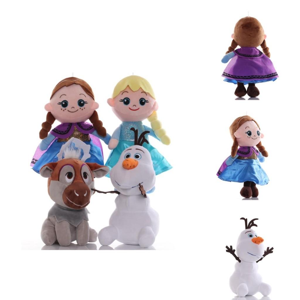 Boneca de Pelúcia Elsa&Anna Princesas Disney Frozen 2 Presente de Aniversário Para Crianças