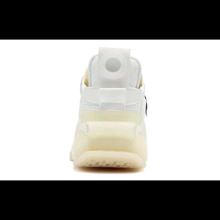 Li Ning Enlightenment Textile, Synthetic Leather Abrasion Resistant Breathable Low Top Skateboard Shoes Women's White AGCR232-7