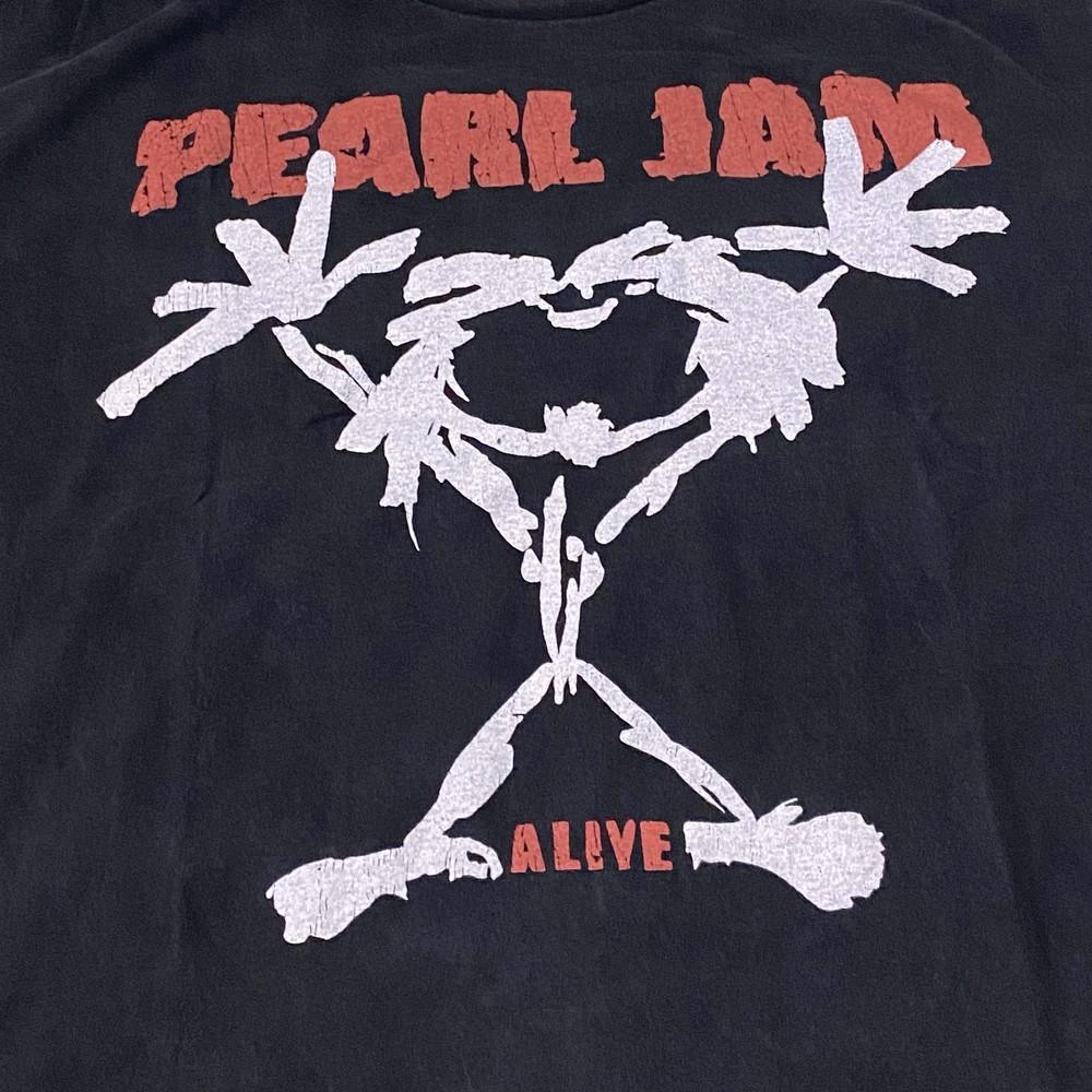 

Pearl Jam Alive Stickman Rock Band Concert Tour Single Stitch Shirt REPRINT M