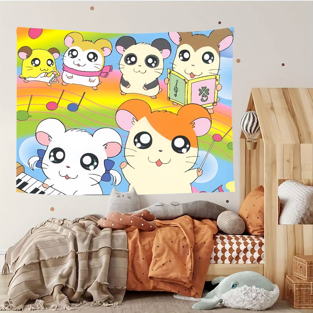 Hamtaro Tapestry Customizable Tapestries Of Various Styleswall Hangings Celebrity Photo Printingwall Hangings
