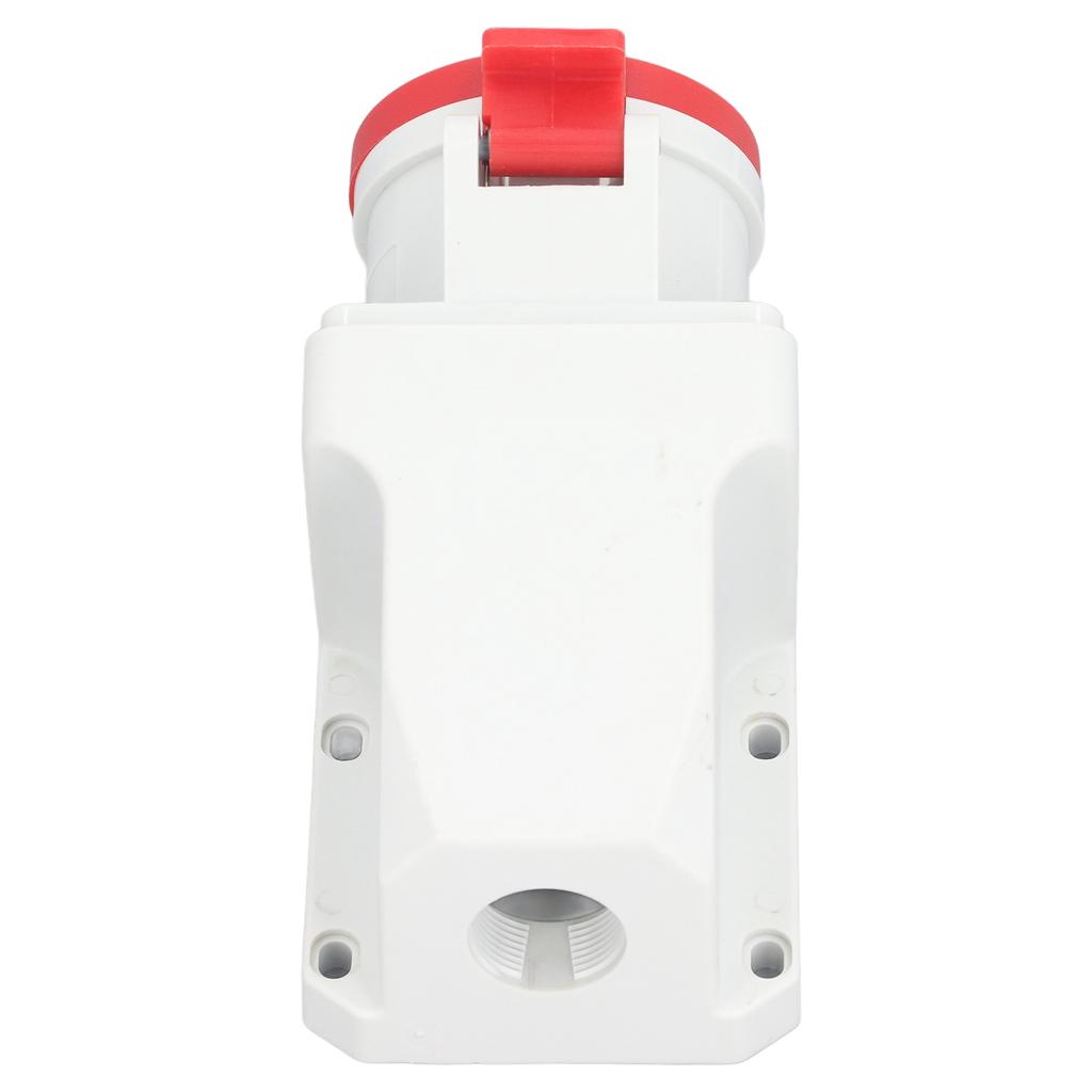 Industrial Connector Electrical 4 Pin 32A 3P+E IP44 Waterproof Dustproof 380‑415V Surface Mount Socket