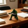 3D Printed Soldier Pen Pencil Holder Stand for Desk, Pen Display Stand, Creative Pencil Holder, Military Decorations for Home Office