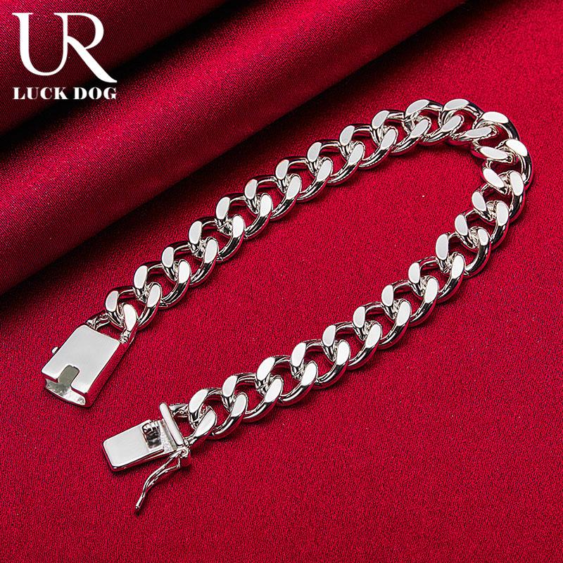 925 Sterling Silver 8-chain Bracelet Fashionable Wedding Jewelry