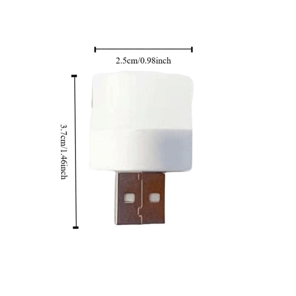 Round Shape Mini USB Night Light Mini Size USB Plug Lamp Eye Protection Lamp Reading Books