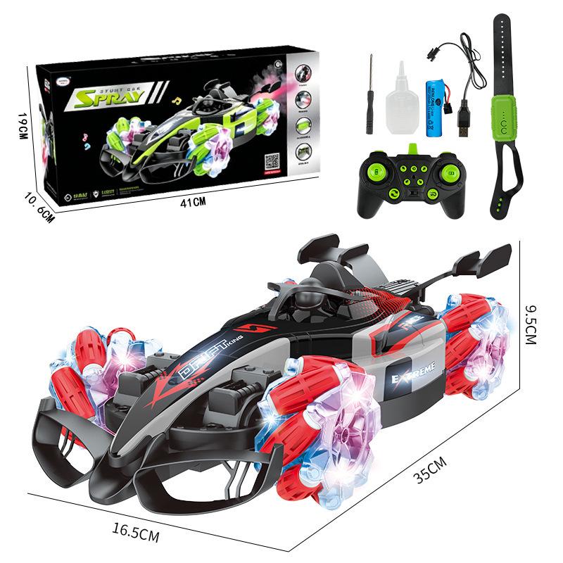 Cross F1 Light Remote Control Stunt Car: 4WD Racing Car with Gesture Sensor, Toy for Boys