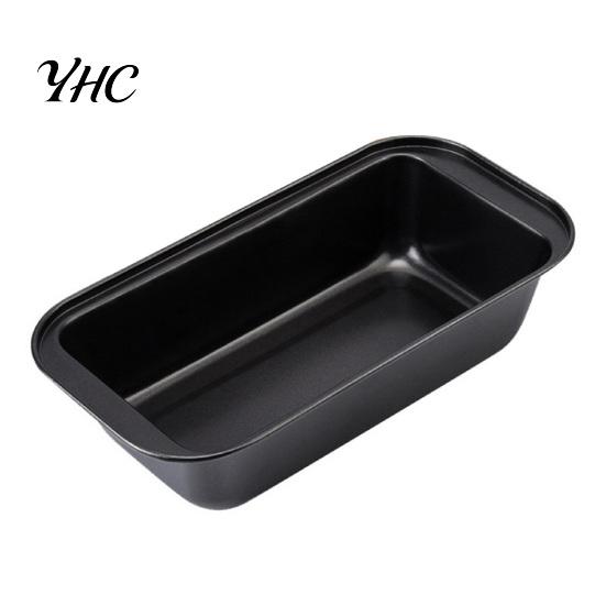 Cooking Baking Pan Non-stick Convenient Black Carbon Steel Home Cake Loaf for Chocolate Brownies