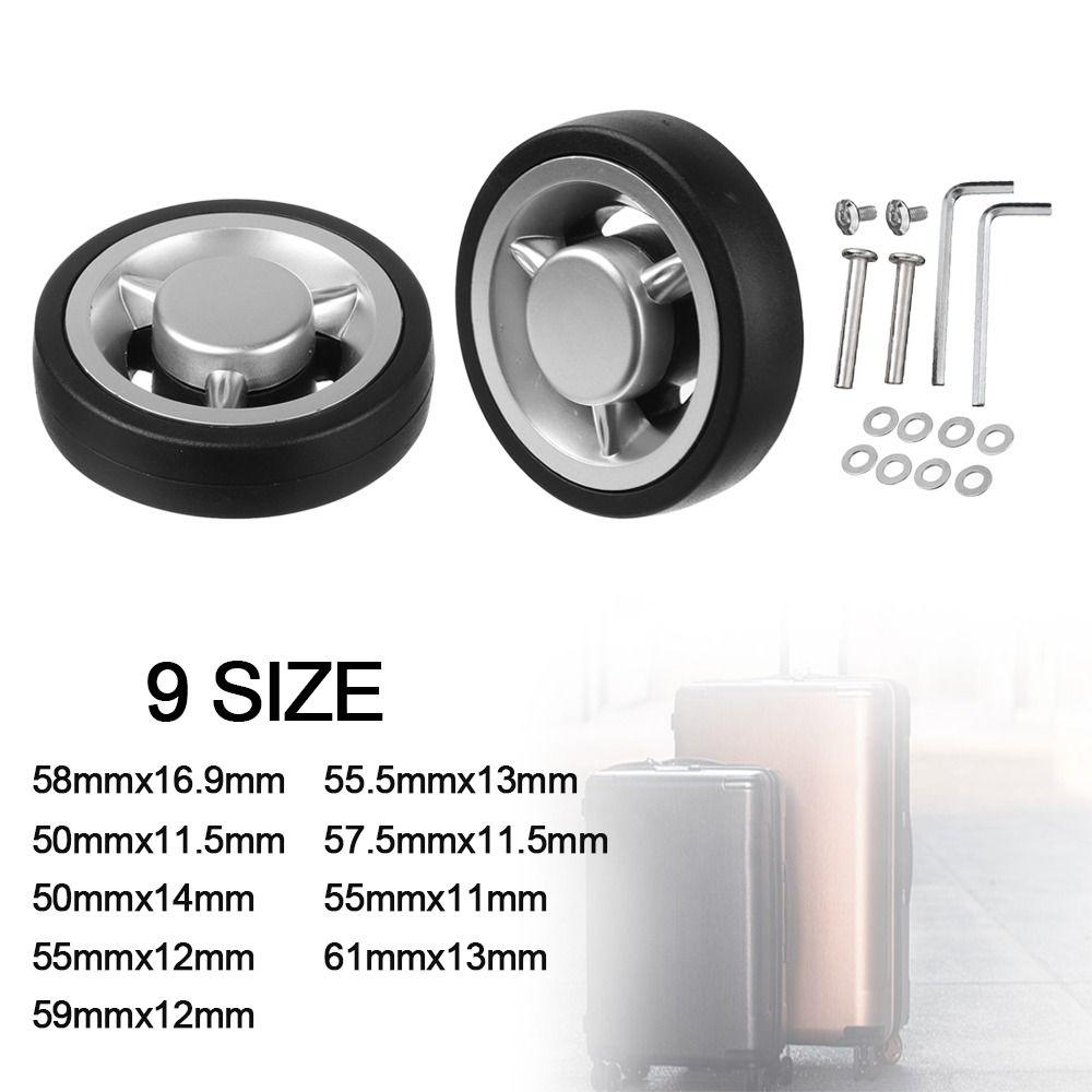 

Replacement Travel Luggage Wheels Caster Wheel Repair Kit Suitcase Parts Axles Replace Wheels