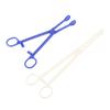 1Pc Disposable Sterile Slotted Round Navel Forceps Clamp Triangle Open Plier Ear Nose Lip Belly Body Piercing Forceps Tools
