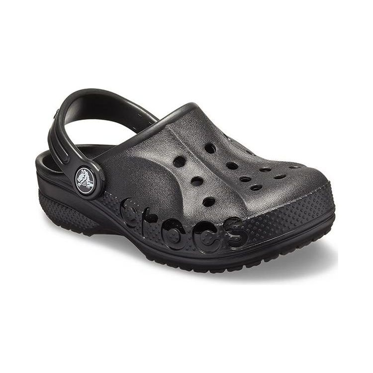 Crocs Comfortable Non-Slip Durable Rebound Sandals Kids Sandals Black 207013-001