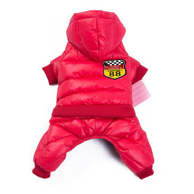 Winter Warm Pet Clothes For Small Dogs Puppy Clothing Chihuahua Hoodies French Bulldog Apparel Pug Coat Waterproof PU Dog