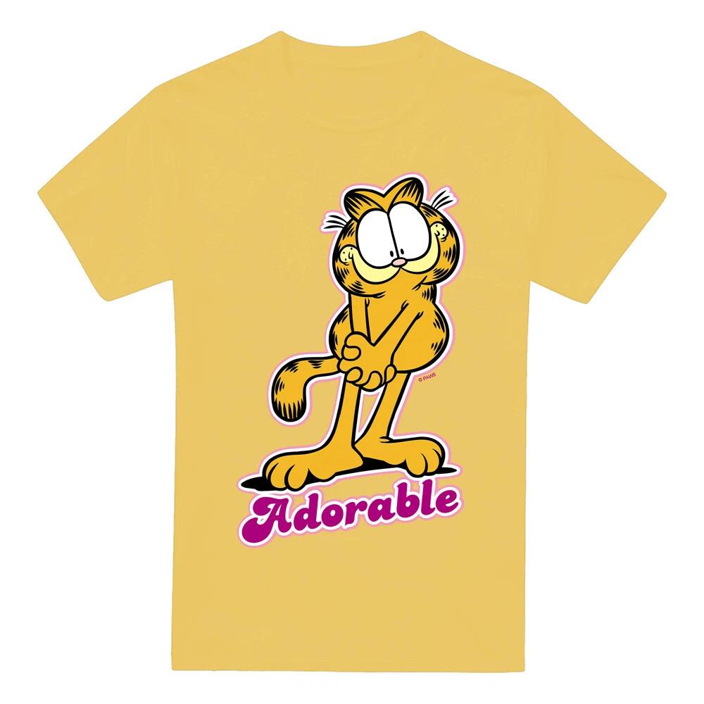 Garfield Adorable 100% Cotton T-shirt Mens Tees Top S-3XL, Banana L
