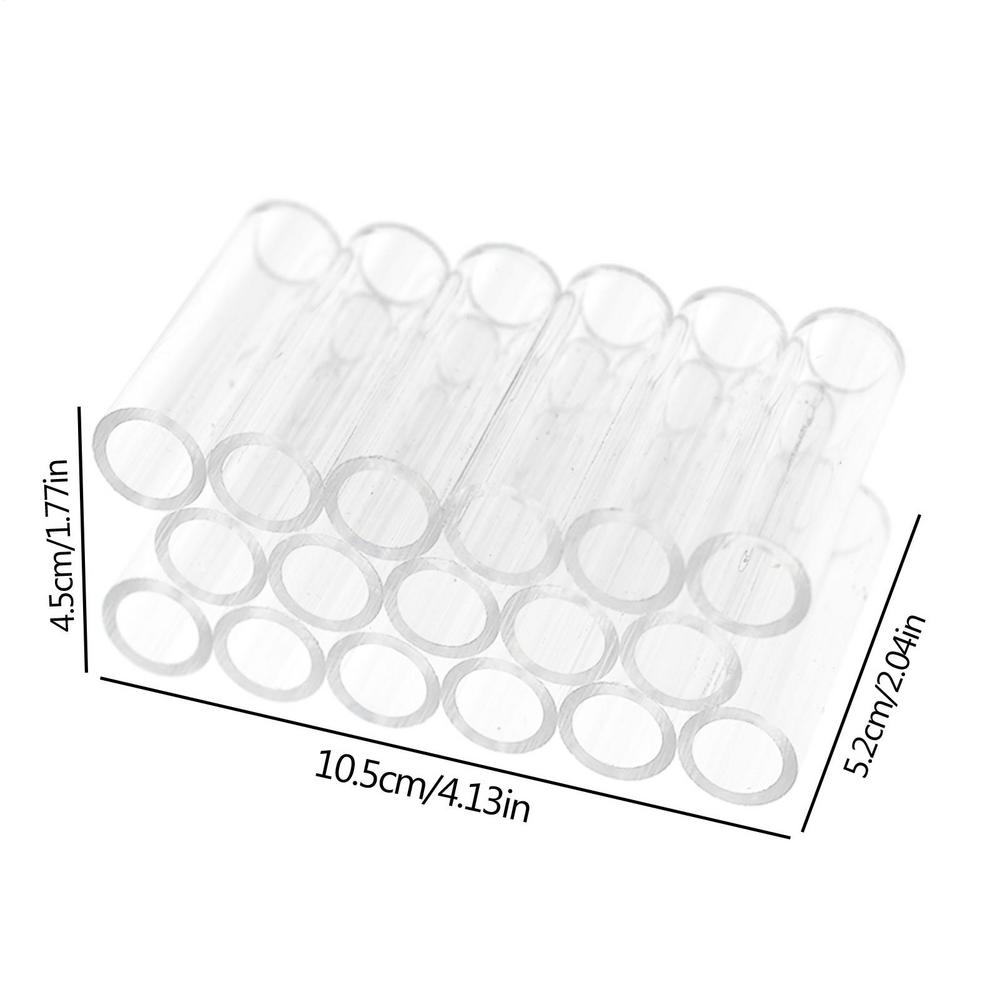 Shrimp Breeding Tube, Transparent Acrylic Crystal Shelter House for Fish Tank Tube Aquarium Shrimp Cave Breeding Habitat Pipes