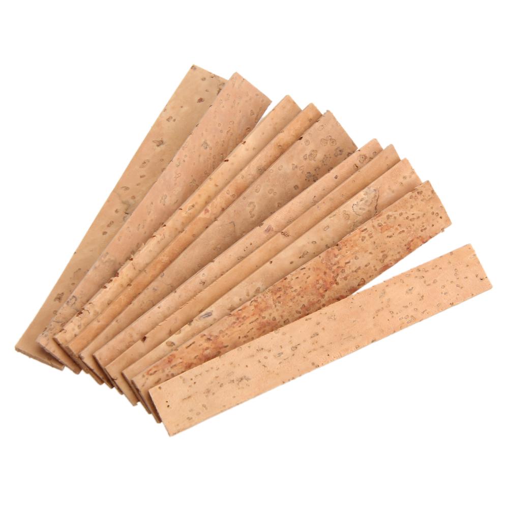 

10pcs BB Clarinet Joint Corks Professional Sax Clarinet Joint Cork Sheet Replacement Reusable Saxophones Accessories
