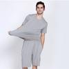 Men's Bamboo Fiber Pajama Set - Short Sleeve & Shorts for Summer
