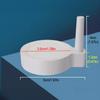 35/50/80/100mm Aquarium Nano Air Stone Oxygen Aerator Bubble Diffuser for Fish Tank Pond Pump Hydroponic Oxygen Supply Accessories