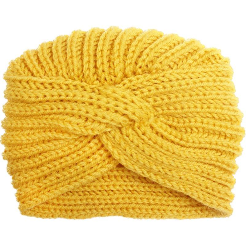 Autumn and winter new children's warm knotted wool hat, baby comfortable pullover hat, baby hat