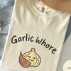 Comfort Colors®Funny Garlic Shirt, Foodie Humor Tee, Punny Vegetable Graphic Top, Gift for Friends