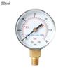 Y3NA Y50 Pressure Gauge 52mm 1/4 BSPT Vertical 15,30,60,100,150,300 PSI Durable