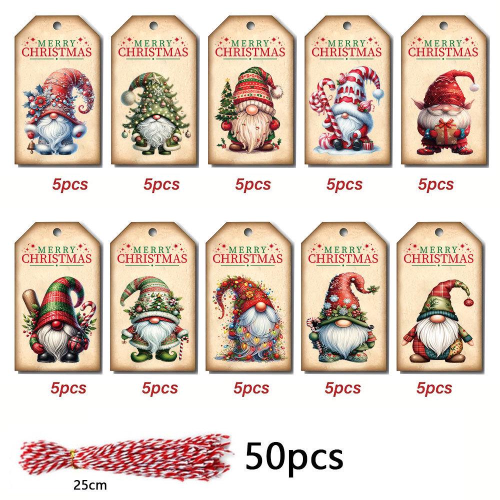 Etichette Regalo di Natale Transfrontaliere & Pendenti per Albero
