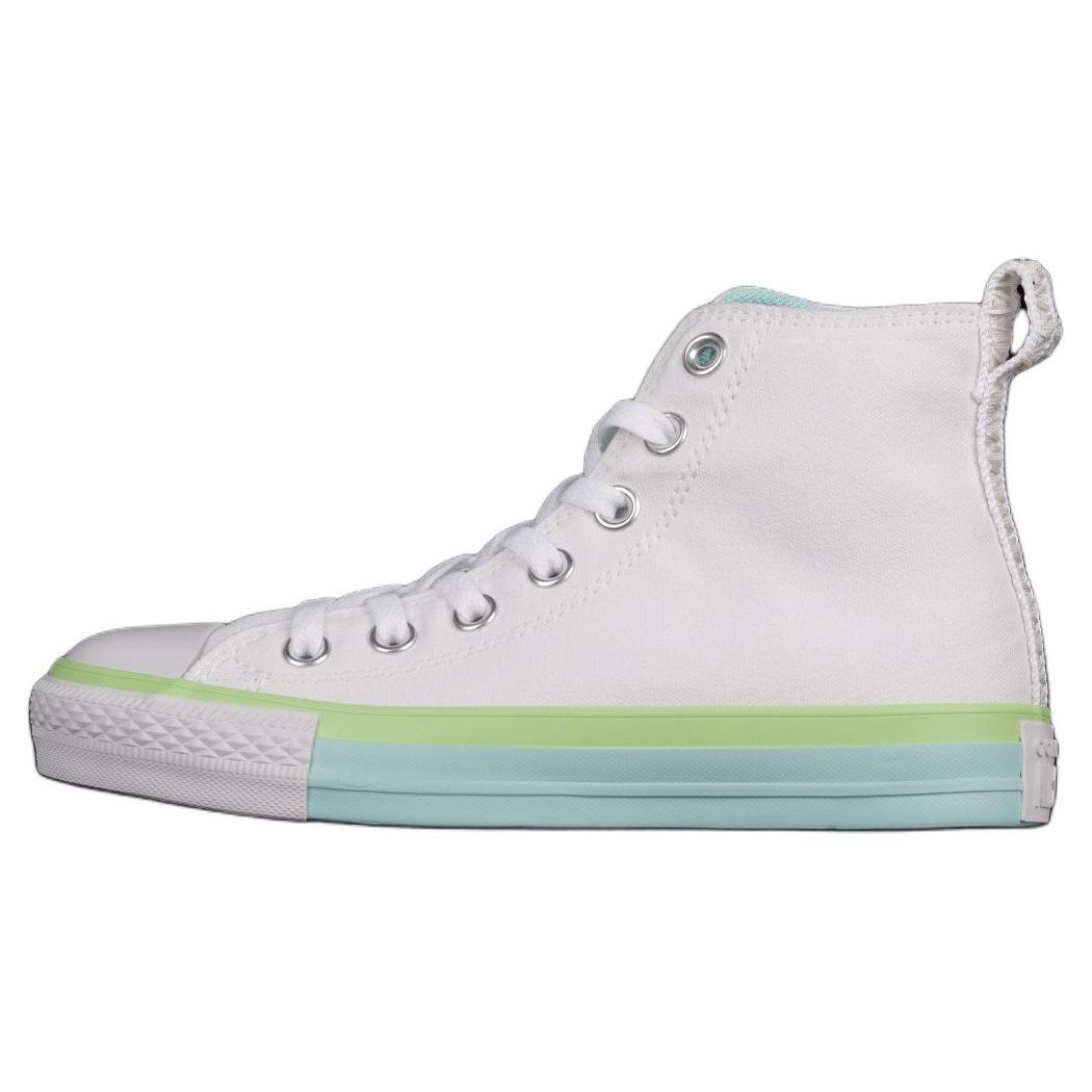 

Converse Chuck Taylor All Star Простые Удобные Высокие Кеды из Канваса Женские Кроссовки Белые Зеленые A00543C 35