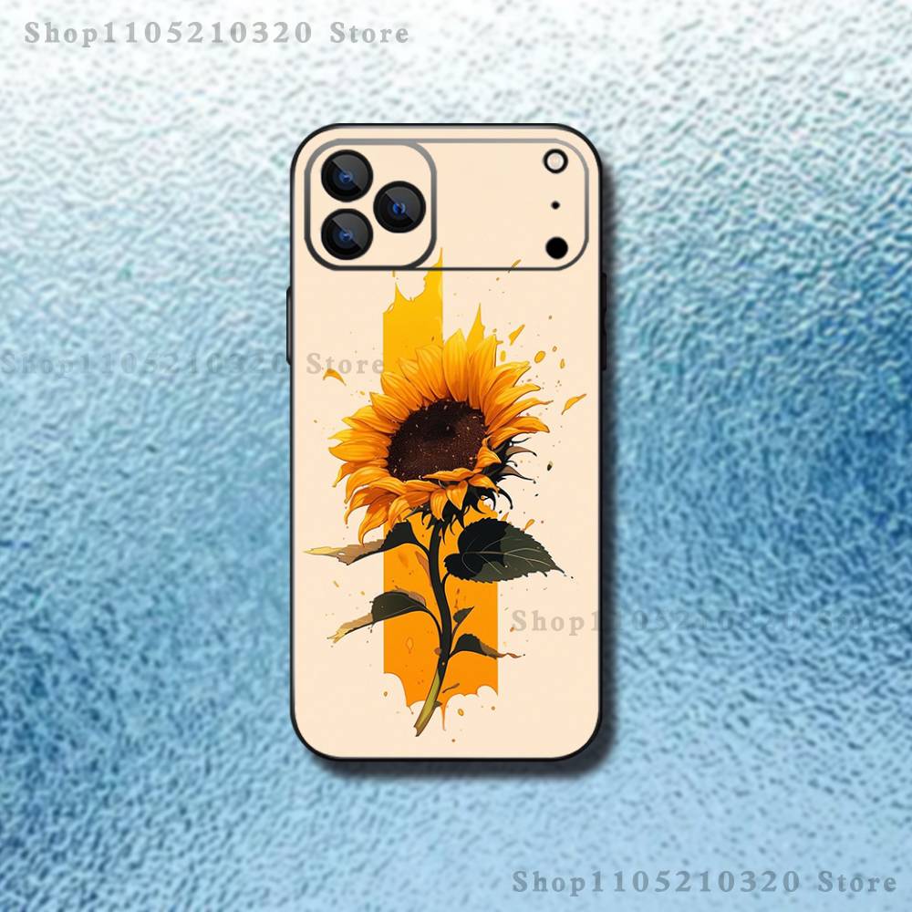 

Sunflower Art V-Van G-Gogh Phone Case For iPhone 17,16,15,14,13,12,11,Pro,Max,Plus,E,Air,Mini Protective TPU Cover iPhone15pro