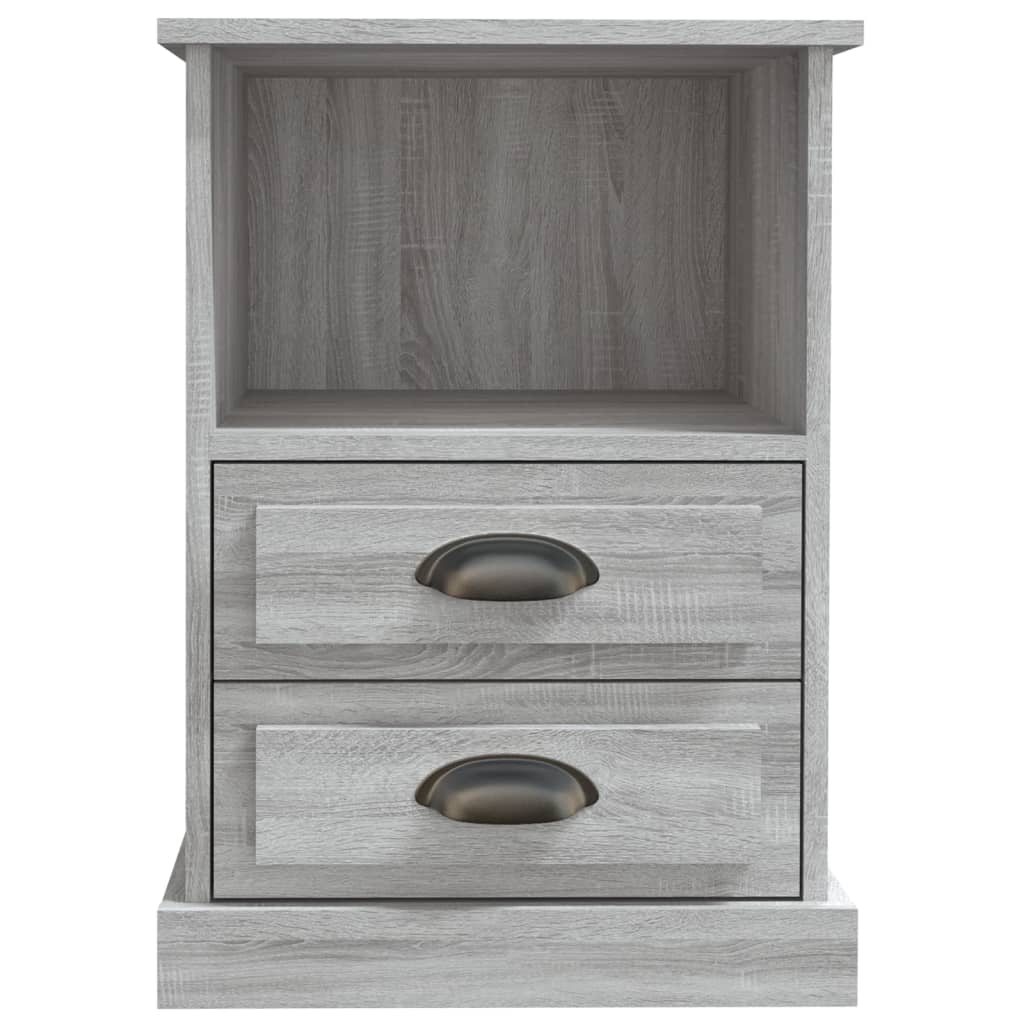 Nightstand Gray Sonoma 43x36x60 Cm