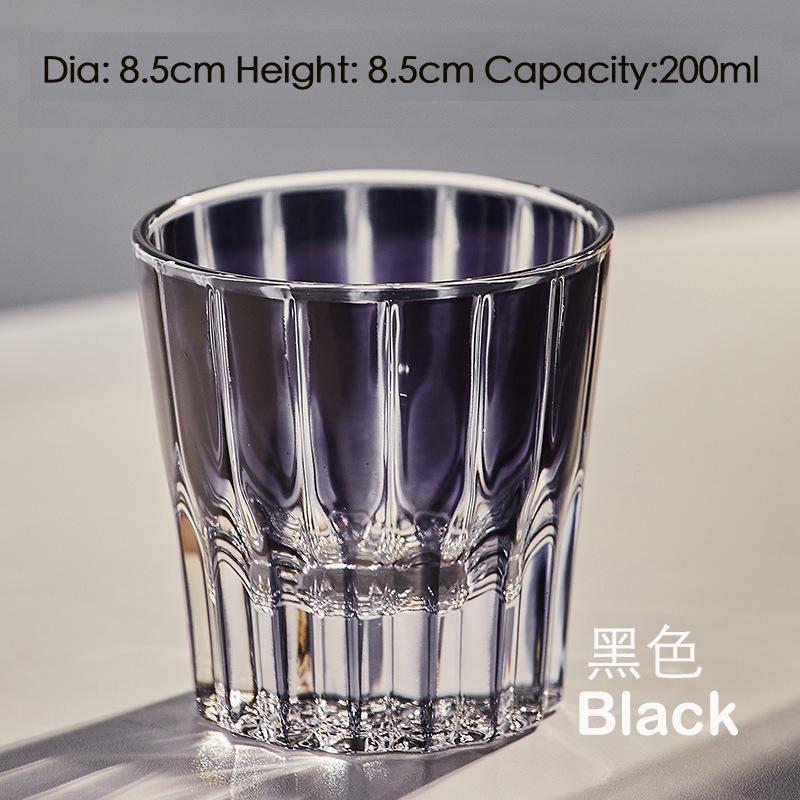 Old-Fashioned Cut Glass Whiskey Glass Tumbler Water Glass Cup Suitable for Cocktail Whisky Drink Red Wine Vodka