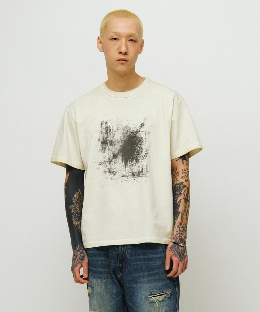 ENDOOR Archive Trace 1/2 T-Shirt (Vtg Ecru)