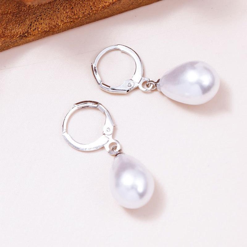 Стильные и Элегантные Серьги-Капли с Жемчугом Женские Серьги Простые Аксессуары для Девочек Украшения Подарок Бесплатно A2
