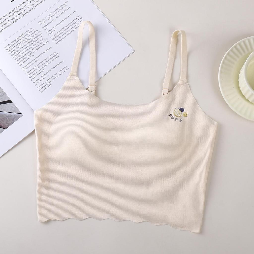 Breathable Seamless Training Bras for Girls Aged 9-16, Long Vest Style to Prevent Show Through
