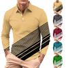 Men's Long-sleeved Collared Button-down Pocket Casual Top